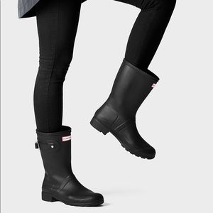 Black Original Short Hunter Boots